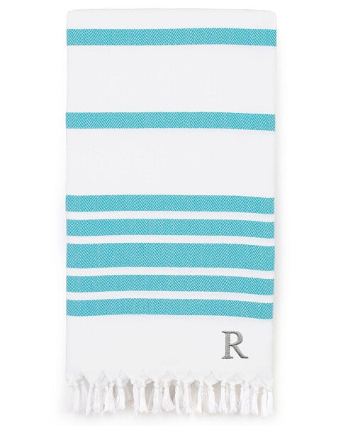 Personalized Herringbone Pestemal Beach Towel