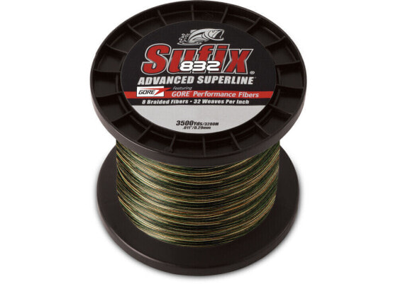 Sufix 832 Braid Fishing Line | Camo | 80 lb | 3500 yd