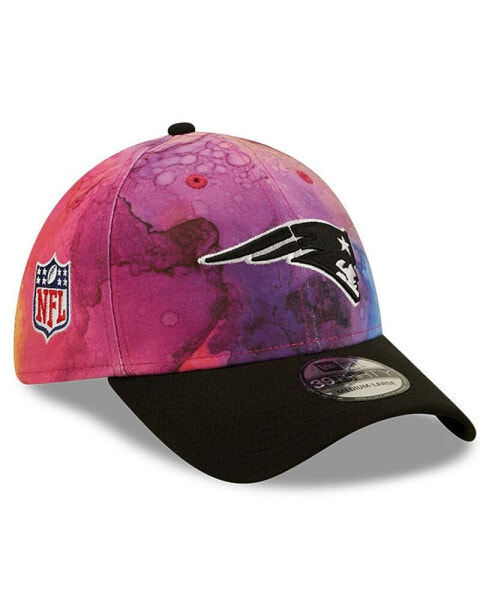 Men's Pink, Black New England Patriots 2022 NFL Crucial Catch 39THIRTY Flex Hat