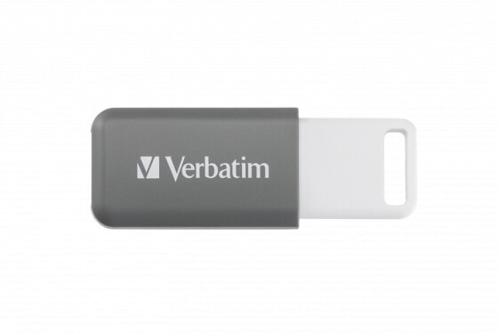 Verbatim V DataBar - 128 GB - USB Type-A - 2.0 - Slide - 9.1 g - Grey