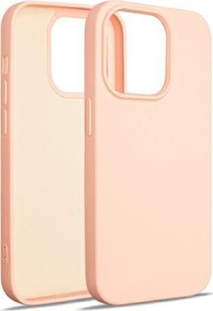 Beline Beline Etui Silicone iPhone 15 Pro 6,1" różowo-złoty/rose gold