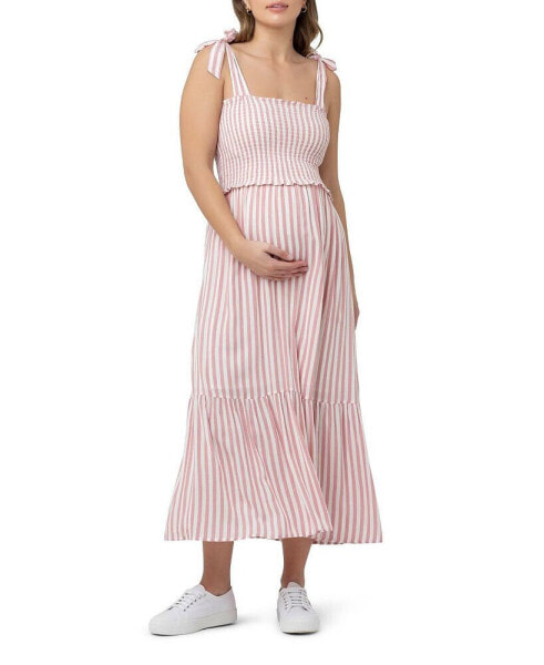 Maternity Ollie St Smocked Dress