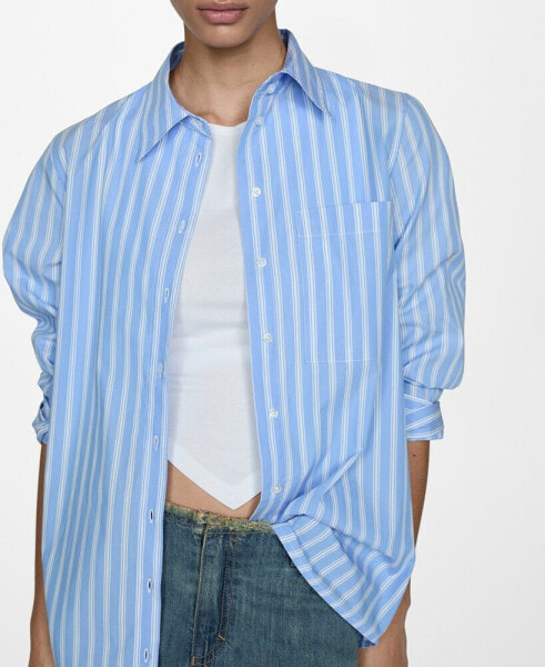 Women's Cotton Striped Shirt