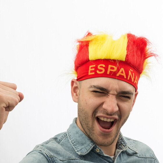 Парик украшенный флагом, Shico, Испанский Flag Wig Hat