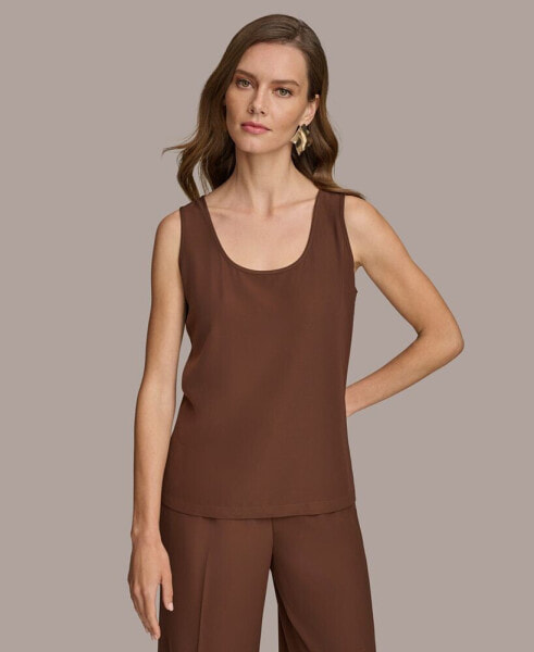 Donna Karan Women's Scoop-Neck Sleeveless Tank Top