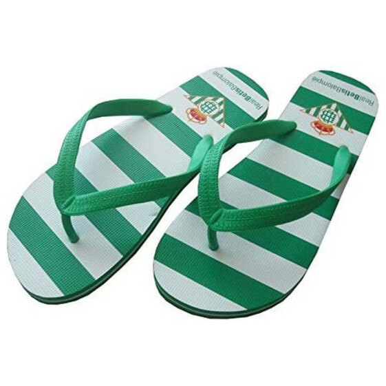 REAL BETIS Striped flip flops