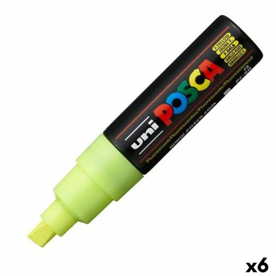 Marker POSCA PC-8K Fluor Yellow (6 Units)