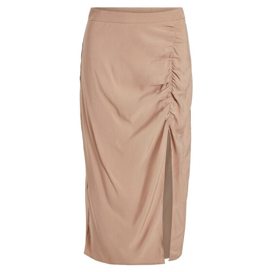 VILA Luka High Waist Midi Skirt