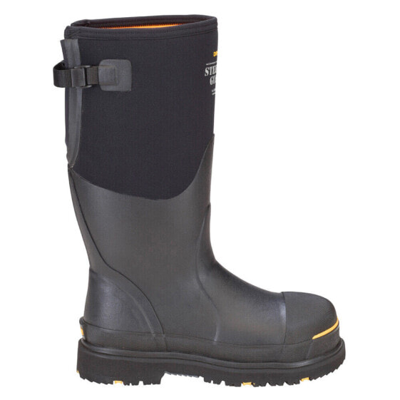Dryshod Slip Resistant Steel Toe Gusset Work Mens Black Work Safety Shoes STG-U