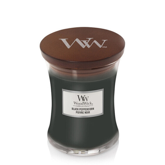 Ароматическая свеча Woodwick Scented Candle Vase Medium Черный Перец 275 г