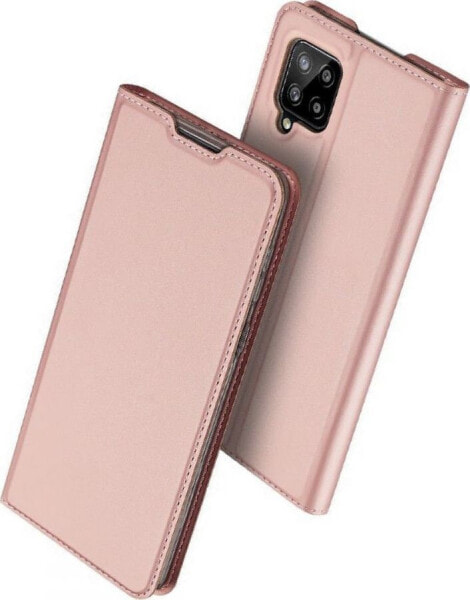 Чехол для смартфона DUX DUCIS Samsung Galaxy A42 5G кожаный светло-розовый