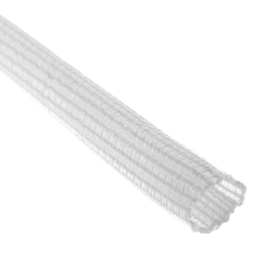 Techflex F6 Sleeve 9,5mm - transparent/weiß, 1m