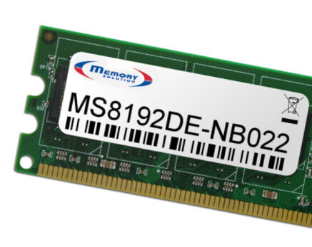 Memory Solution MS8192DE-NB022 модуль памяти 8 GB