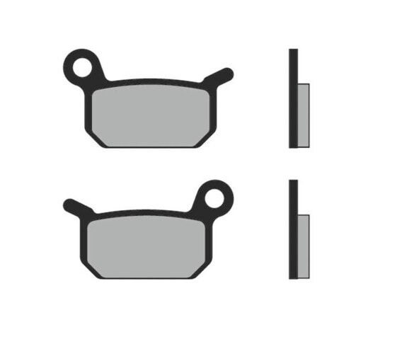 BRENTA MOTO 3238 Rear Organic Brake Pads