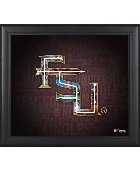 Florida State Seminoles Framed 15'' x 17'' Team Heritage Collage