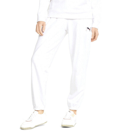 Puma Re:Collection Relaxed Pants Womens White Casual Athletic Bottoms 53396565