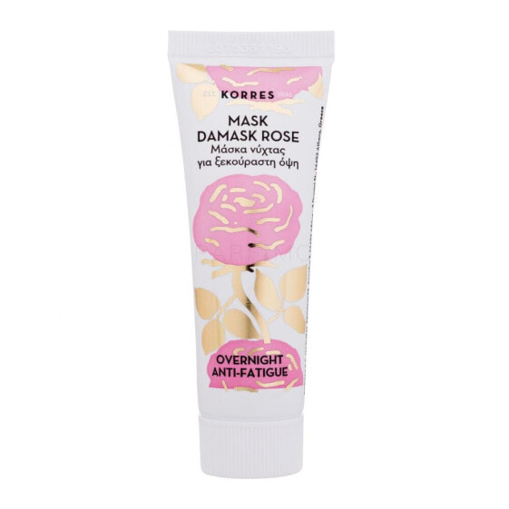 Korres Damask Rose Overnight Anti-Fatigue Mask 18 ml gesichtsmaske für Frauen