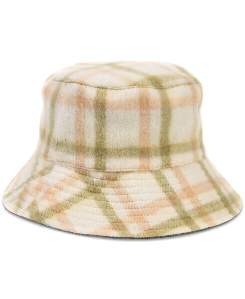 $45.00 Jenni Women's Reversible Corduroy Bucket Hat Olive Multi