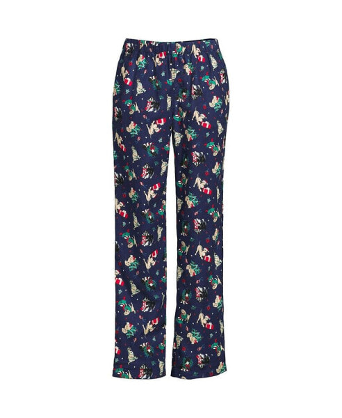 Women's Petite Print Flannel Pajama Pants