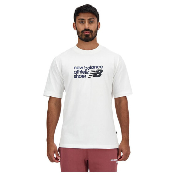 NEW BALANCE Brand short sleeve T-shirt