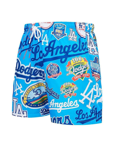 Men's Blue Los Angeles Dodgers Toss Logo Woven Shorts