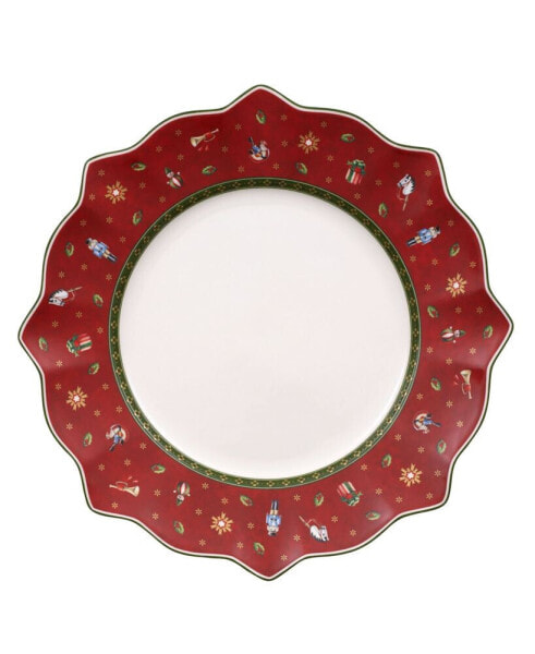 Toy's Delight Red Dinner Plate