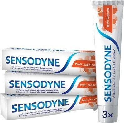 Зубная паста Sensodyne против кариеса Trio 3 x 75 мл