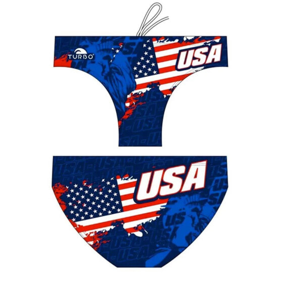 Яркие плавки для плавания Turbo Usa Swimming Brief