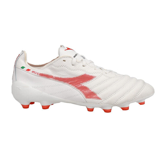 Diadora Brasil Elite2 Tech Ita Lpx Soccer Cleats Mens White Sneakers Athletic Sh