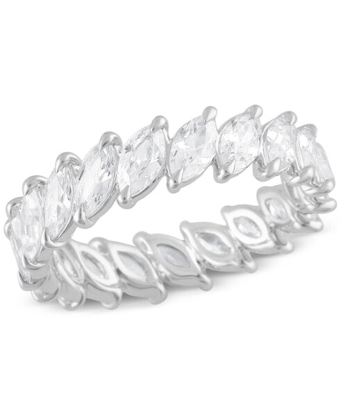 Certified Lab Grown Diamond Marquise-Cut Eternity Band (3 ct. t.w.) in 14k Gold