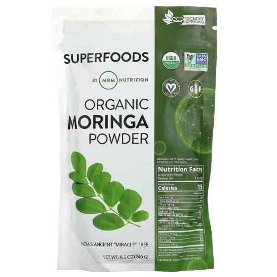 Суперфуд органический порошок Моринга MRM Nutrition 240 г