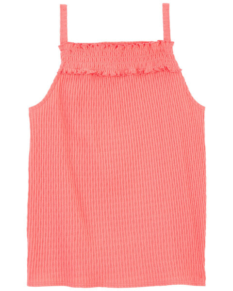 Kid Textured Smocked Tank 12