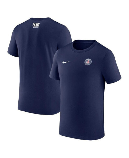 Men's Navy Paris Saint-Germain Club Essential T-Shirt