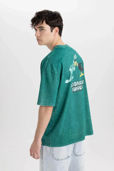 Erkek T-Shirt Yeşil B5505AX/GN1046