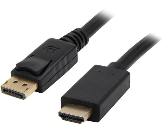 Kaybles DP-HDMI-10-2P DP to HDMI Cable 10 ft. (2 Pack), Gold Plated DisplayPort