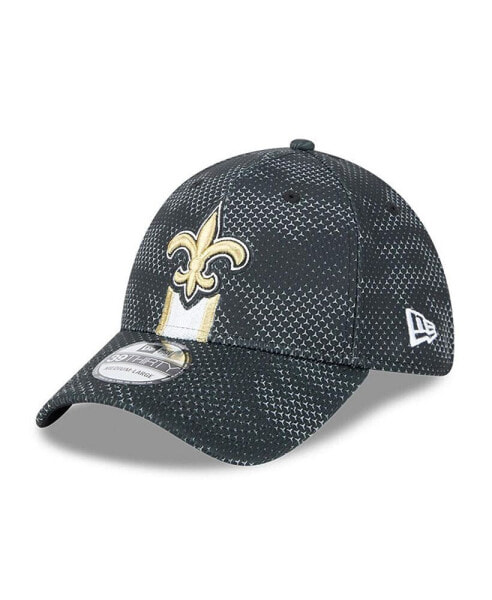 Men's Black New Orleans Saints 2024 Sideline 39THIRTY Flex Hat