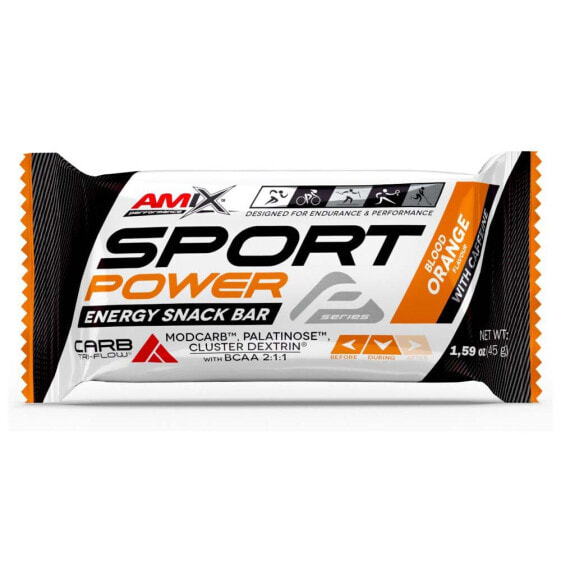 AMIX Sport Power Energy 45g Orange Energy Bar