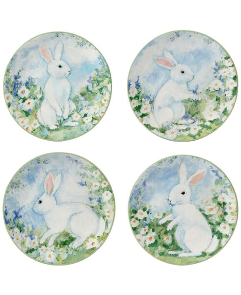 Easter Morning Dessert Plates, Set of 4