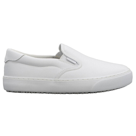 Lugz Clipper Slip Resistant Slip On Womens White WCLIPRSRL-100