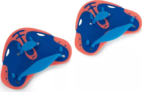 Speedo Wiosełka pływackie Speedo BIOFUSE FINGER PADDLE AU blue flame/fluro tangerine/pool blue