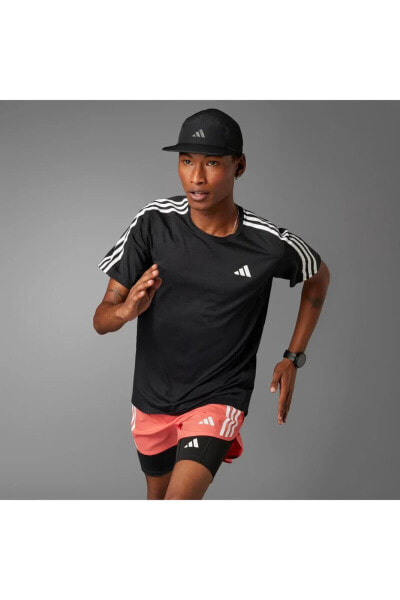 Футболка Adidas Own The Run 3-Stripes для мужчин