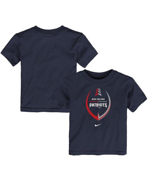 Футболка для малышей Nike с надписью New England Patriots футбол, темно-синяя