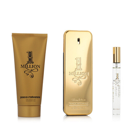 Men's Perfume Set Paco Rabanne 1 Million EDT 3 Pieces