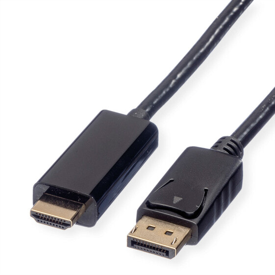 ROLINE DisplayPort Cable - DP - UHDTV - M/M - 2 m - 2 m - DisplayPort - Male - Male - Straight - Straight