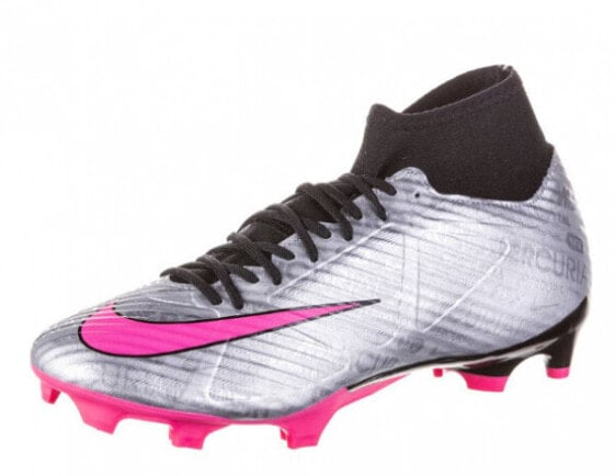 Nike Pánské Lisovky Zoom Mercurial Superfly 9 Academy XXV FG/MG Stříbrné