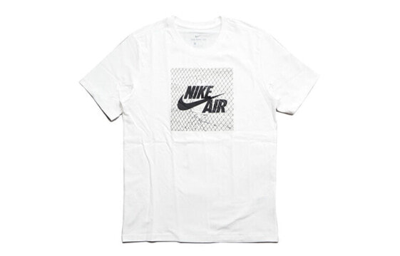 Nike Logo印花圆领短袖T恤 男款 白色 / Футболка Nike LogoT AR5034-100