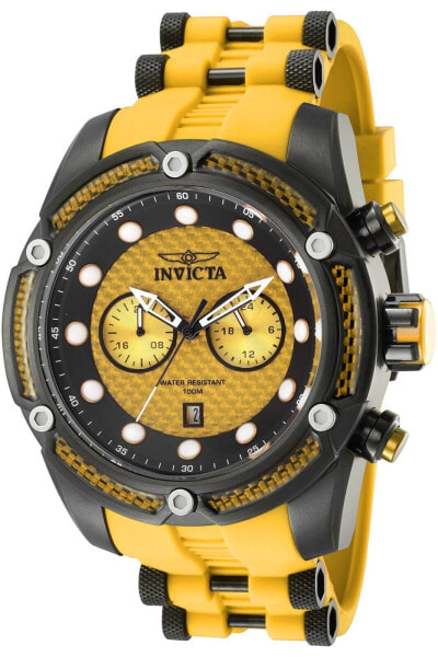 Наручные часы Invicta NHL Retro 52Mm с кварцевым стеклом и силиконовым ремешком Pittsburg...
