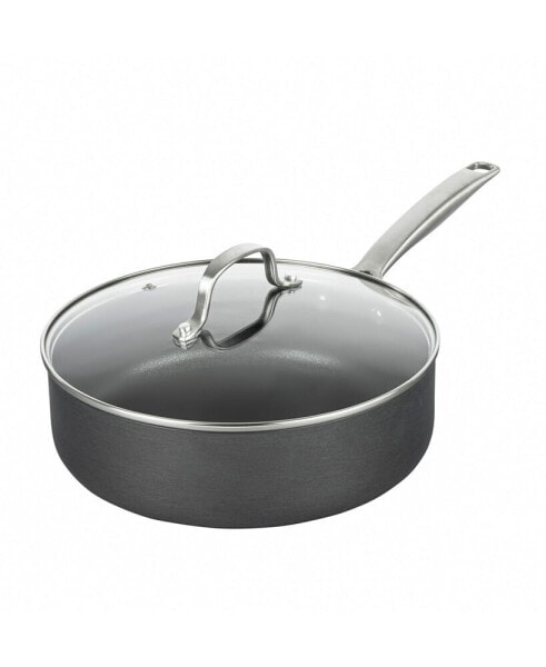 Professional 2X Hard Anodized 4 Qt Ultra Ceramic Deep Saute Pan