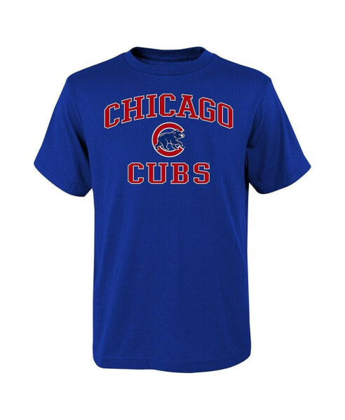 Big Boys Royal Chicago Cubs Heart and Soul T-shirt