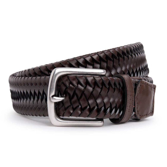 HACKETT Plait Lthr Leather Belt